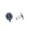 MacIntyre Clan Crest Pewter T-Bar Cufflinks 1