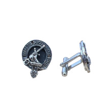 MacMillan Clan Crest Pewter T-Bar Cufflinks