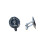MacKay Clan Crest Pewter T-Bar Cufflinks 1