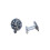 Leslie Clan Crest Pewter T-Bar Cufflinks 1