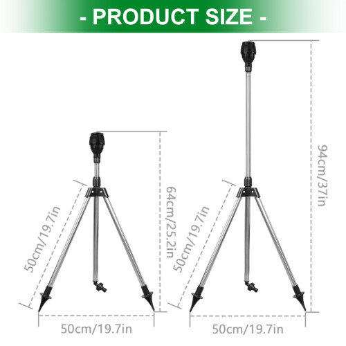 2Pcs Rotierende Bewässerung Bewässerung Sprinkler Teleskop 1