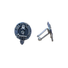 Henderson Clan Crest Pewter T-Bar Cufflinks