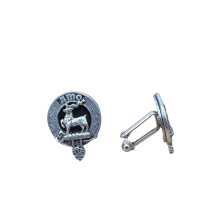 Scott Clan Crest Pewter T-Bar Cufflinks