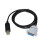 USB to DB15 Female RS485 Programming Cable 3m Black Speed Secure Connection 1
