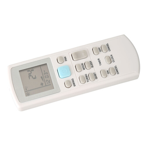 Télécommande de climatisation ECGS02 ABS, boutons LED, blanc, compatible 2