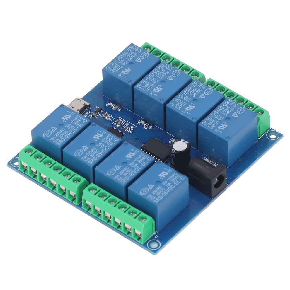 8-Channel 5V Usb Relay Module, Mechatronics Control, Pcb Copper 8481374320994