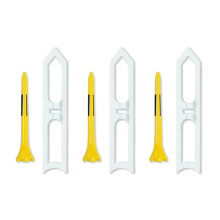 Backyard Golf Training Tees 3Set StepDown Ball Holder For Stable Aiming And Improved Accuracy