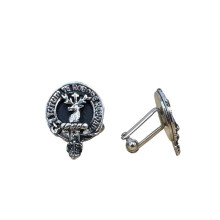 Crawford Clan Crest Pewter T-Bar Cufflinks