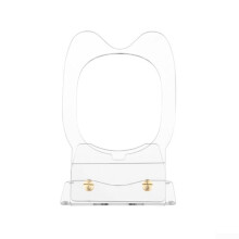 Desktop Speaker Stand Holder Acrylic Display Mount Compatible with JBL Clip 4 and Clip 5 Stable and Transparent Base