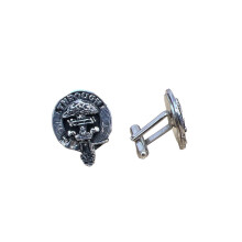 Hamilton Clan Crest Pewter T-Bar Cufflinks