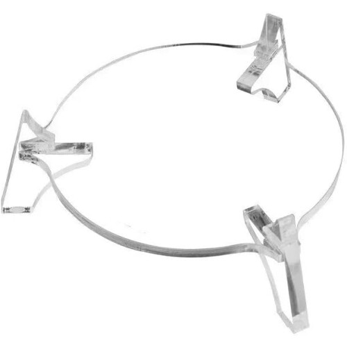 Acrylic Speaker Holder Compatible with Revolve+ Transparent Desktop Mount for Stable Home Audio Setup 1