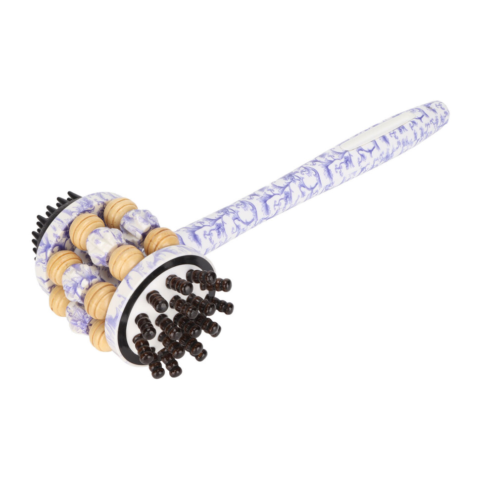 Wooden Massage Hammer Round Head - Meridian Tapping Stick 35x13x8cm
