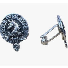 Cunningham Clan Crest Pewter T-Bar Cufflinks