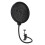 Durable Metal/Plastic Mic Pop Filter with Flexible Gooseneck 35cm 5