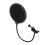 Durable Metal/Plastic Mic Pop Filter with Flexible Gooseneck 35cm 3