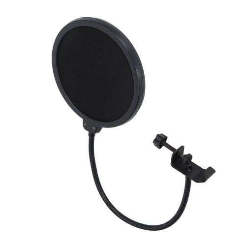 Durable Metal/Plastic Mic Pop Filter with Flexible Gooseneck 35cm 2