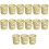 15Ud Decorativas De Botella En Bambú Beige Con Hexagonal 8