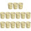 15Ud Decorativas De Botella En Bambú Beige Con Hexagonal 7