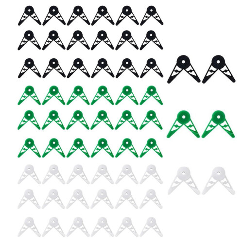 60pcs Plant Training Clips Adjustable Garden Stem Support for
