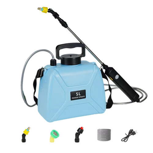 Multifunctional 5L Electric Sprayed For Plant Cleaning Pet-Blue