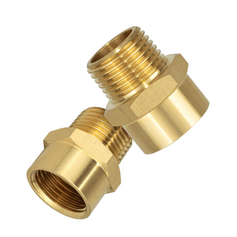 Brass Thread Conversion Adapter 1/2Inch G Female To Npt Male 7627000923103
