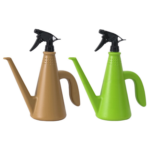 360 Rotating Nozzle Watering Can Compact Size For Indoor-Green 2