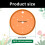 2Pcs Round Planter Insert Flowerpot Filler Insert with-Orange 3