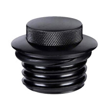 Fuel Caps Aluminum Push Type Mechanism Push To Open Quick Release Black for Harley XL883 and 1200