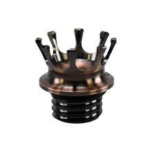 Motorcycle Gas Cap Bronze Fuel Tank Cap for Harley Sportster Touring Road King Dyna Softail