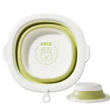 Foldable Baby Bathtub with Cartoon Animal Design, NonSlip Base, Lightweight for Kids Travel