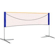 Badminton Net Stand Foldable, With Carry Bag, Lightweight Adjustable Net Support For Junior, No Tools Or Stakes Required