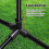 Badminton Net Stand Foldable, With Carry Bag, Lightweight Adjustable Net Support For Junior, No Tools Or Stakes Required 5