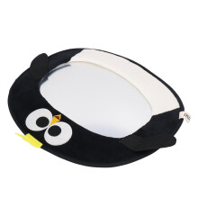 Specchio di sicurezza per sedile posteriore con apertura a forma di pinguino carino - Specchio acromatico per baby penguin