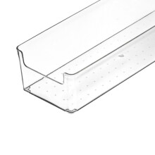 Transparent Plastic Drawer Storage Box 8.8oz Large Rectangle Dividers