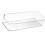 Transparent Plastic Drawer Storage Box 8.8oz Large Rectangle Dividers 5