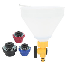 Cooling System Filling Funnel Kit with 3 Adaptors for Easy Use