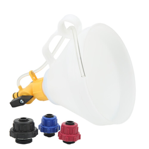 Cooling System Filling Funnel Kit with 3 Adaptors for Easy Use 2