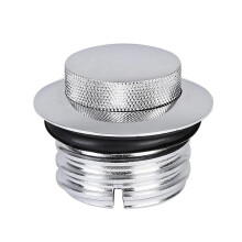 Locking Fuel Cap Universal Chrome For Harley Sportster Dyna Softail Touring Road Glide Street Glide Electra Glide