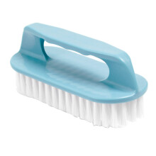 Shoe Cleaning Brush with Handle for White Shoes Boots and Sneakers, Soft Bristles Blue
