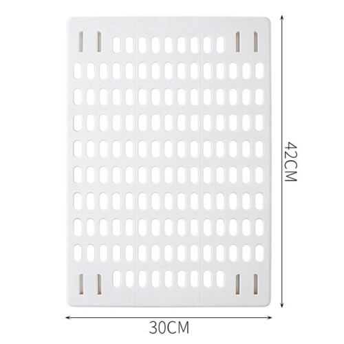 Weißer Steckplatten-Wandorganizer, Selbstklebendes, bohrfreies Display-Panel
