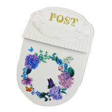 Elegant Vintage Mailbox For Garden Patios Durability Metal