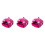 3Pièces Lit Rose Pour Hamster 4