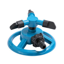360 rotierender Gartensprinkler, einfache Installation ohne-Blau
