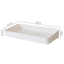 Self-Adhesive Pegboard Wall Organizer for Kitchen, White, Rectangular