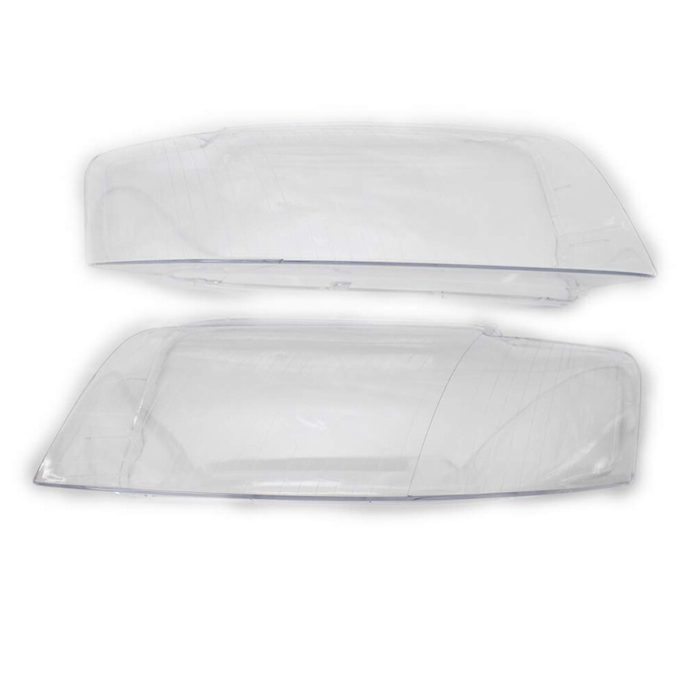 2Pcs Headlight Lens Cover For Audi A4 B6 20022005 Left And Right Clear Uv Protection 9382693024299