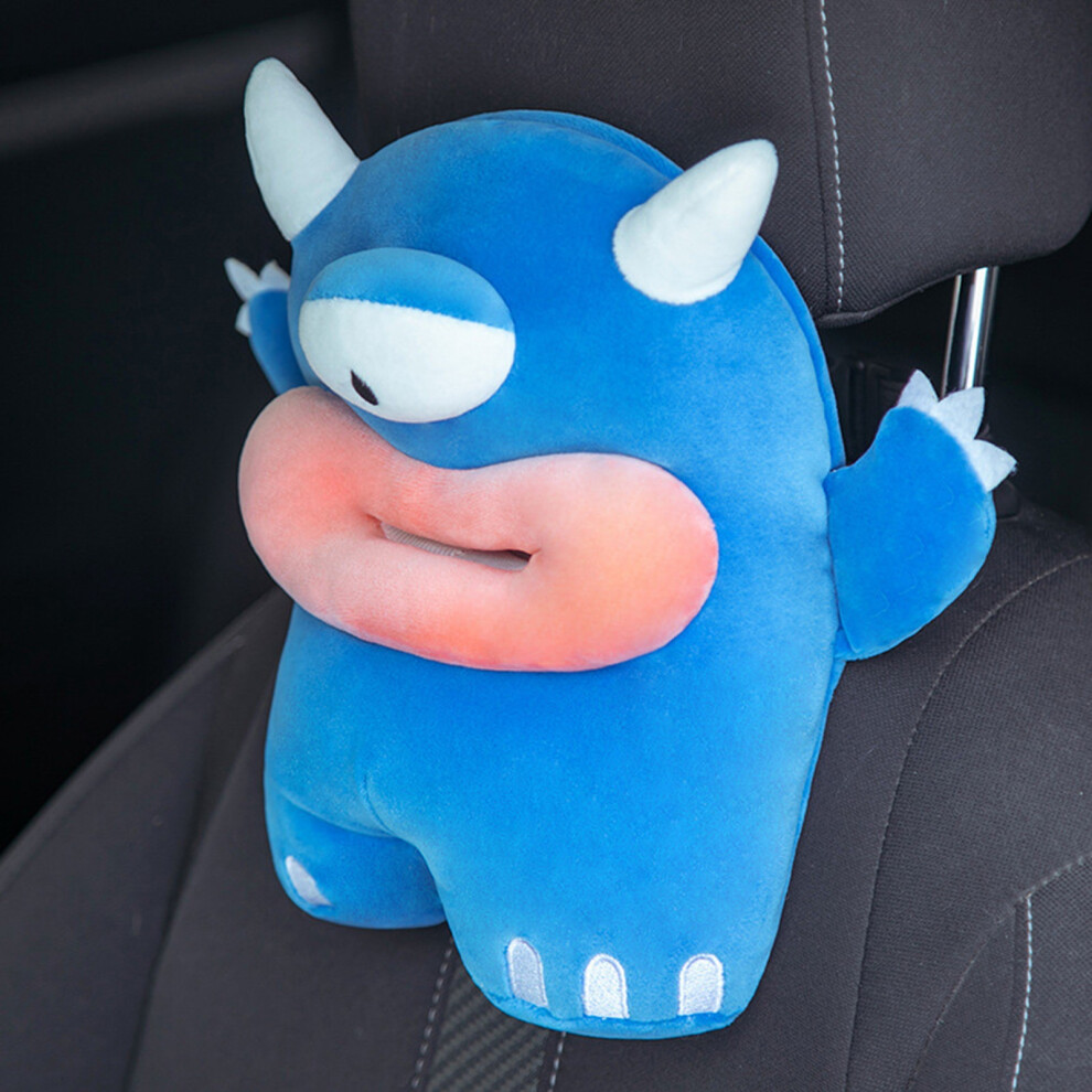 Multifunctional Plush Car Tissue Holder For Vehicle Back Seat 4251374331818