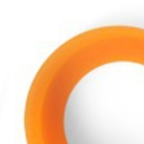 Silikon-Becherbodenprotektor, 7 cm, Orange, 20 g 2