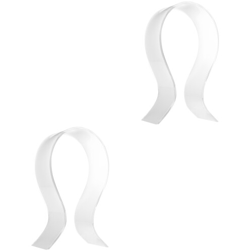 2Pièces Crochets Casque Transparent Compact Pour Usage 2