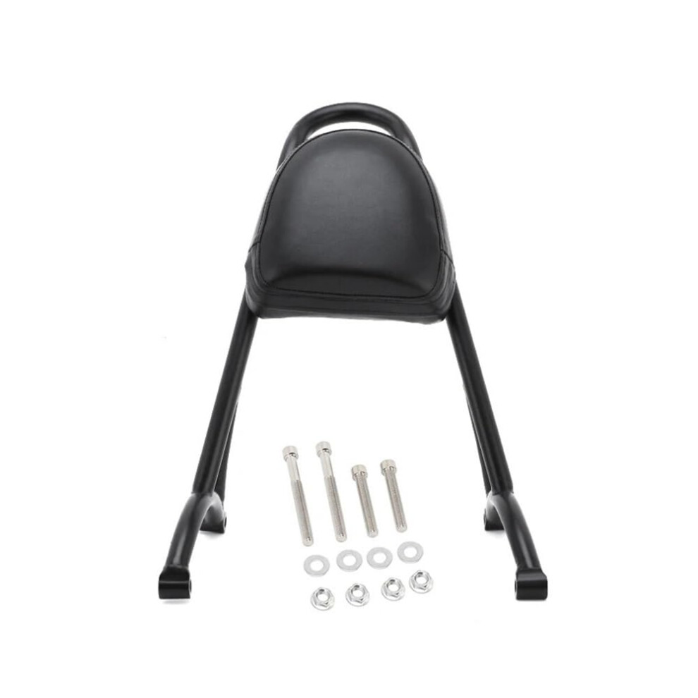 Motorcycle Backrest Rear Passenger Sissy Bar Motorcycle Backrest Cushion Pad For For Sportster Xl883 1200 X48 2004 Black 9347817213430