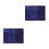 2Pièces Linge D'animal En Flanelle Bleu Résistant 10
